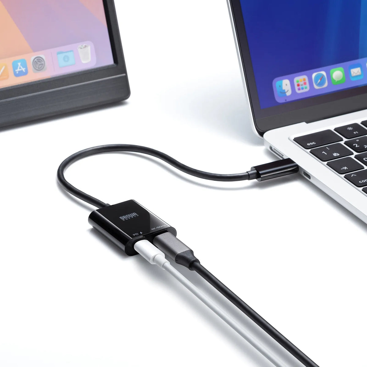 USB Type-C Expansion Adapter (Cable Type, PD Compatible) AD-ALCCPD02