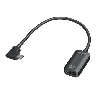 USB Type C (L-shaped) to HDMI Conversion Adapter (4K/30Hz) AD-ALCHD02L