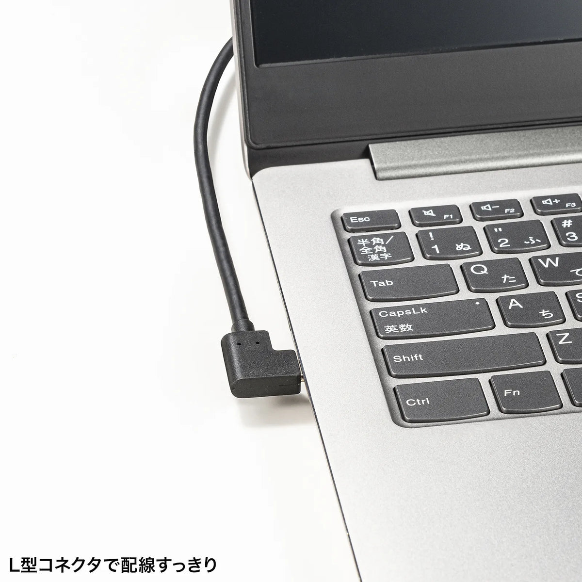 USB Type C (L-shaped) to HDMI Conversion Adapter (4K/30Hz) AD-ALCHD02L