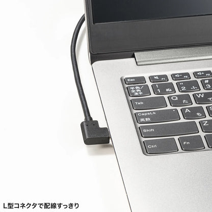 USB Type C (L-shaped) to HDMI Conversion Adapter (4K/30Hz) AD-ALCHD02L