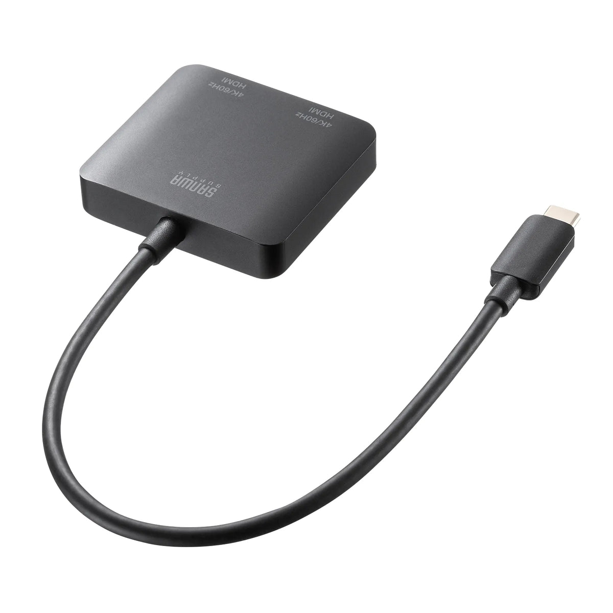 USB Type C to HDMI Conversion Adapter (2 Ports/4K Compatible) AD-ALCMST2HD2