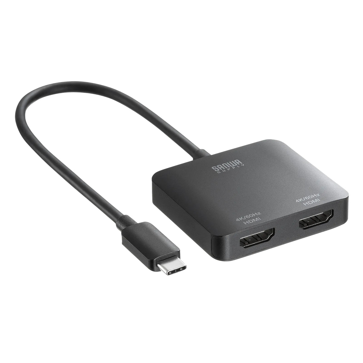 USB Type C to HDMI Conversion Adapter (2 Ports/4K Compatible) AD-ALCMST2HD2