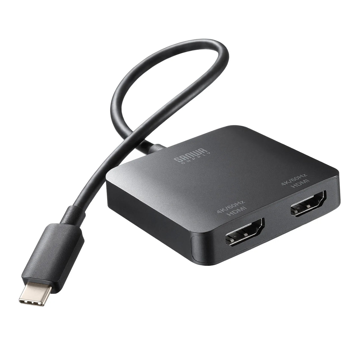 USB Type C to HDMI Conversion Adapter (2 Ports/4K Compatible) AD-ALCMST2HD2