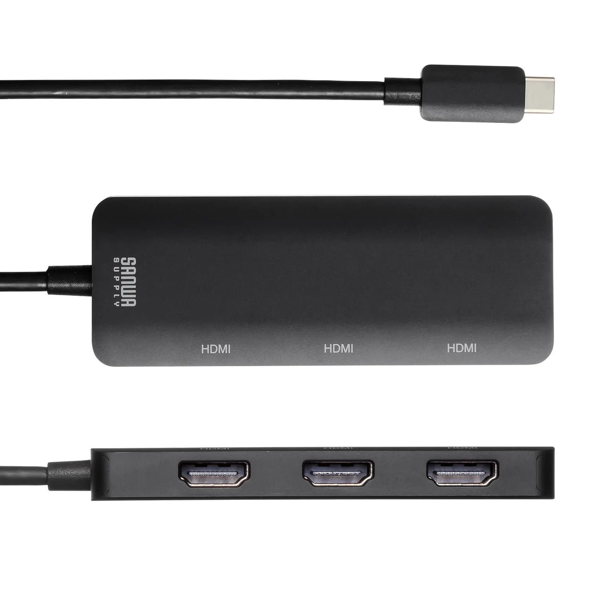 USB Type C to HDMI Conversion Adapter (3 Ports/4K Compatible) AD-ALCMST3HD2