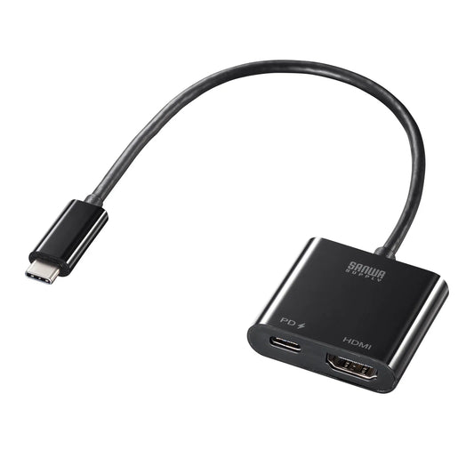USB Type C to HDMI Conversion Adapter (4K/60Hz/PD Compatible) AD-ALCPHDPD