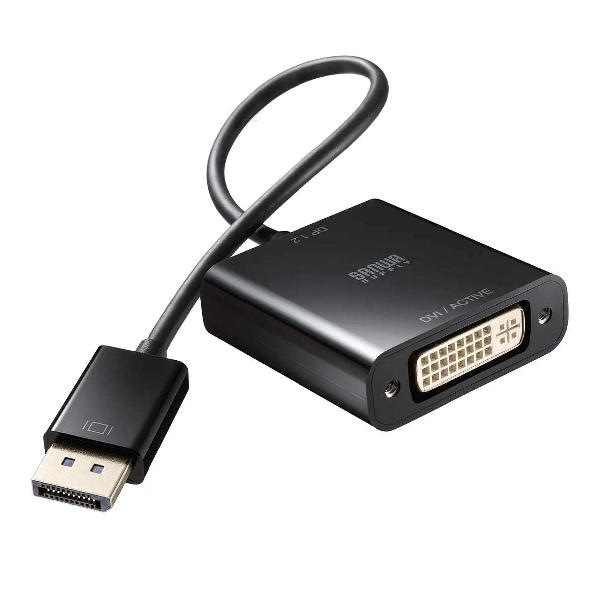 DisplayPort-DVI変換アダプタ(Activeタイプ) AD-DPDVA02