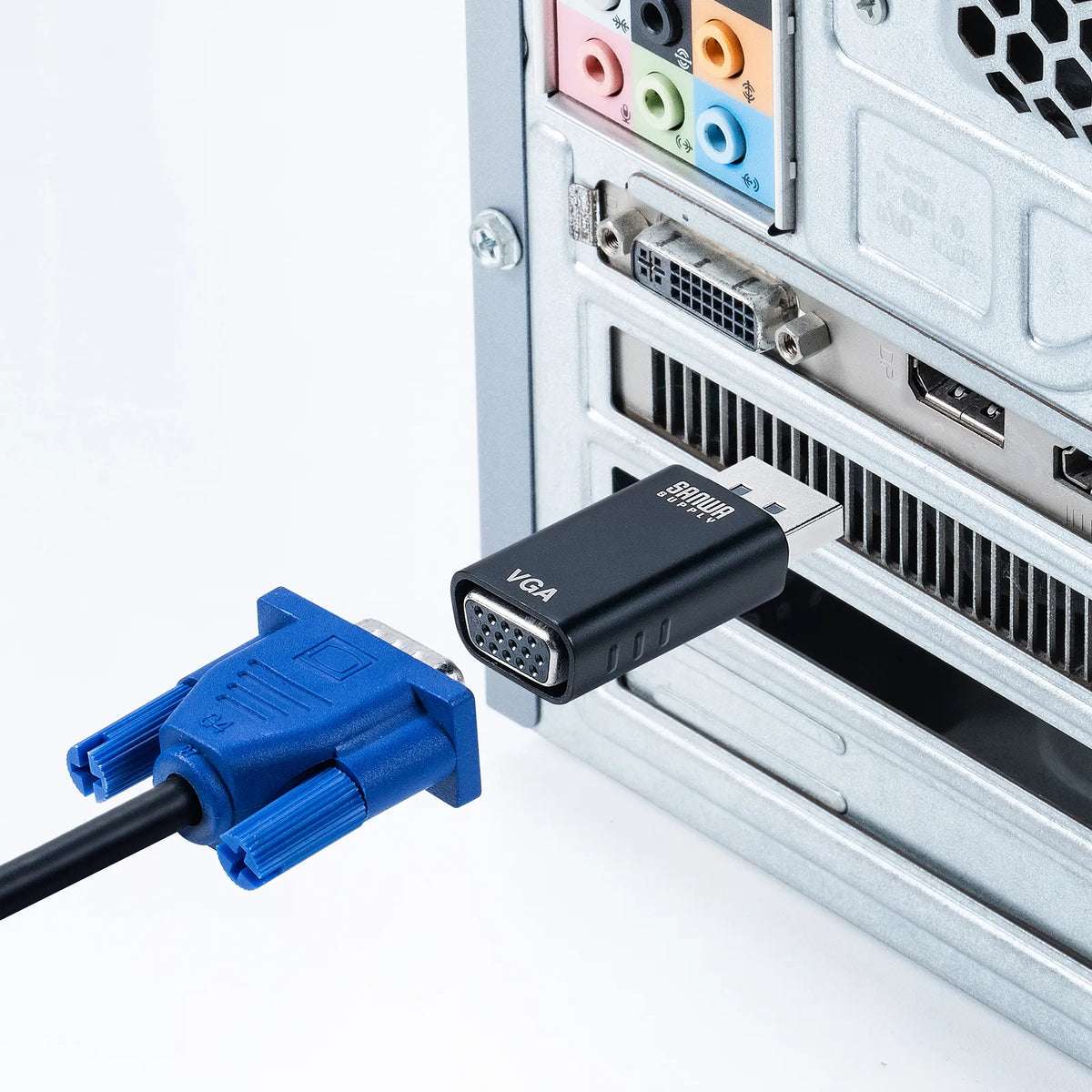 DisplayPort to VGA Conversion Adapter AD-DPV05