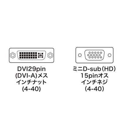 DVIアダプタ(DVI-VGA) AD-DV01K2