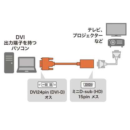 DVI-VGA Conversion Adapter AD-DV08VGA