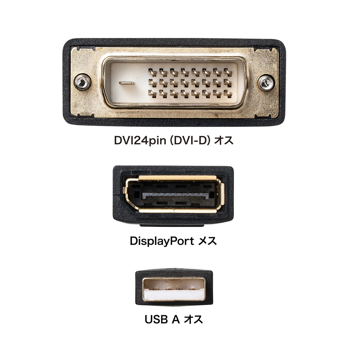 DVI-to-DisplayPort Conversion Adapter (4K/30Hz) AD-DVDP01