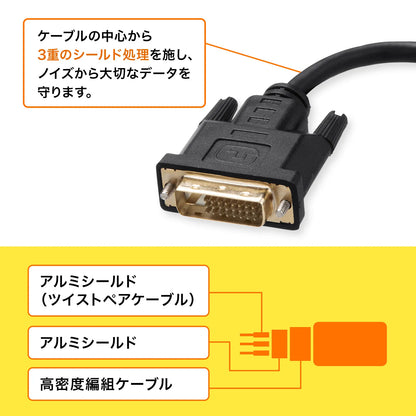 DVI-to-DisplayPort Conversion Adapter (4K/30Hz) AD-DVDP01