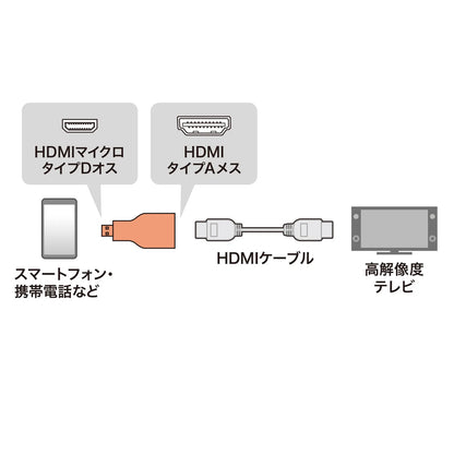 HDMI Conversion Adapter Micro HDMI AD-HD09MCK