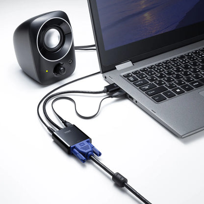 HDMI-to-VGA conversion adapter (with audio output) AD-HD23VGA