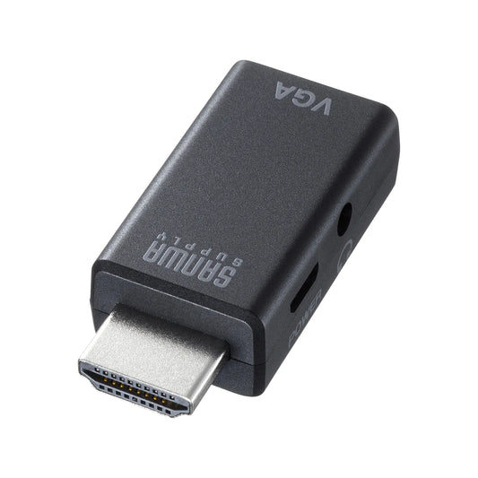 HDMI-to-VGA conversion adapter (with audio output) AD-HD25VGA