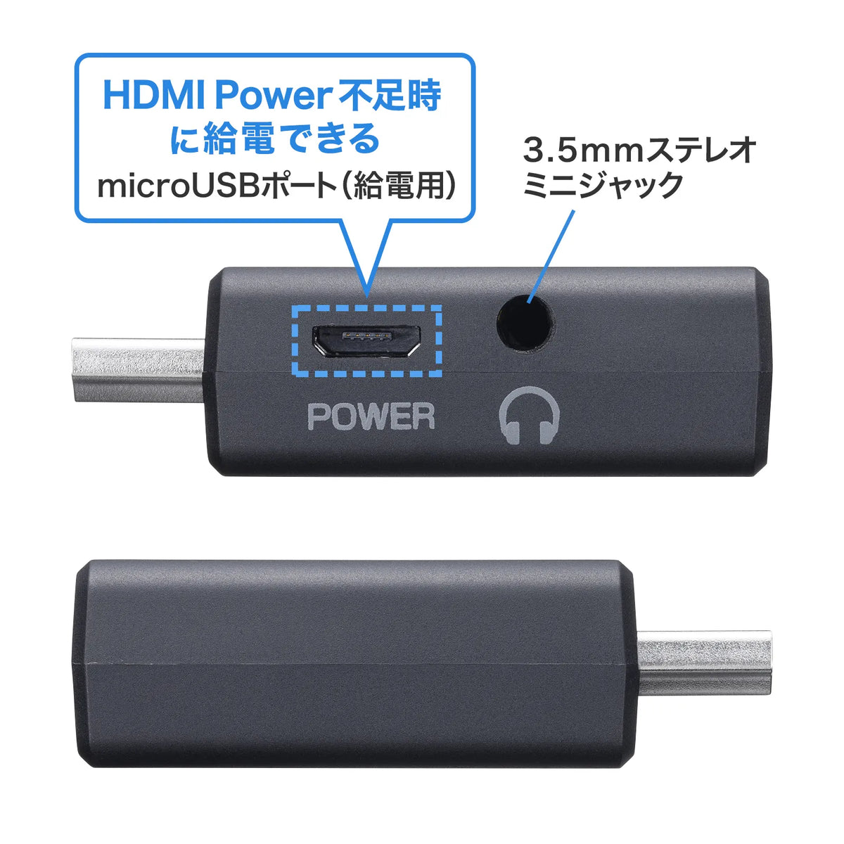 HDMI-VGA変換アダプタ(オーディオ出力付き) AD-HD25VGA