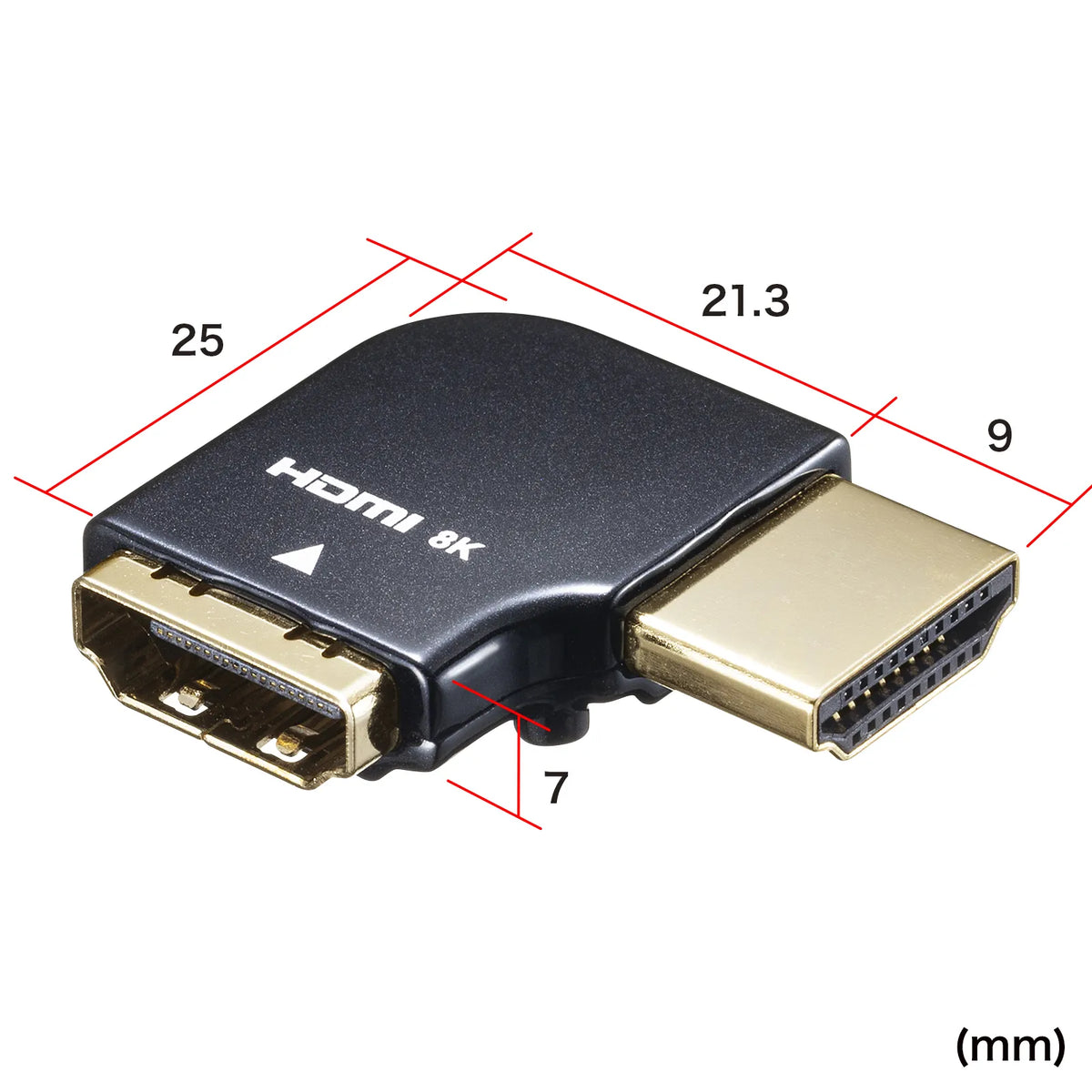 HDMI adapter, L-shaped (right) AD-HD28LYR