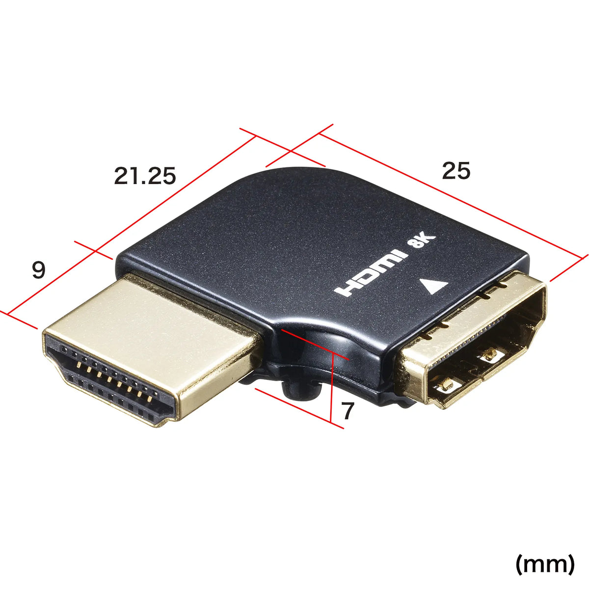 HDMI adapter, L-shaped (left) AD-HD29LYL