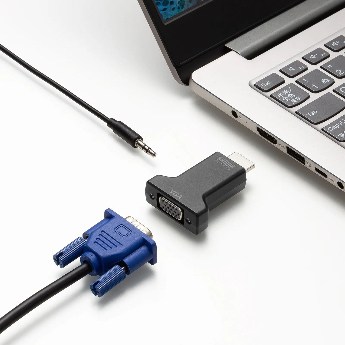 HDMI-to-VGA conversion adapter (with audio output) AD-HD33VGA