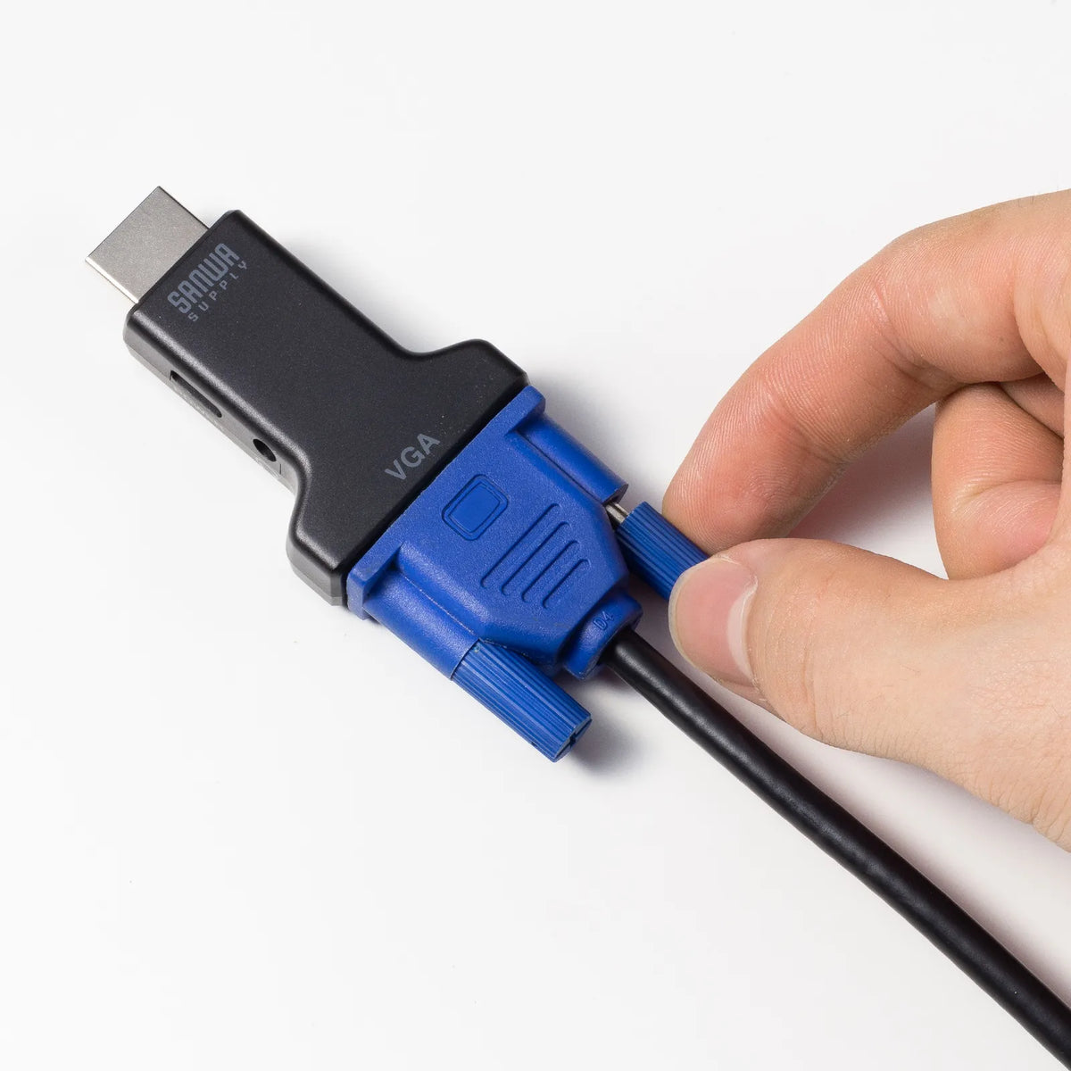 HDMI-to-VGA conversion adapter (with audio output) AD-HD33VGA