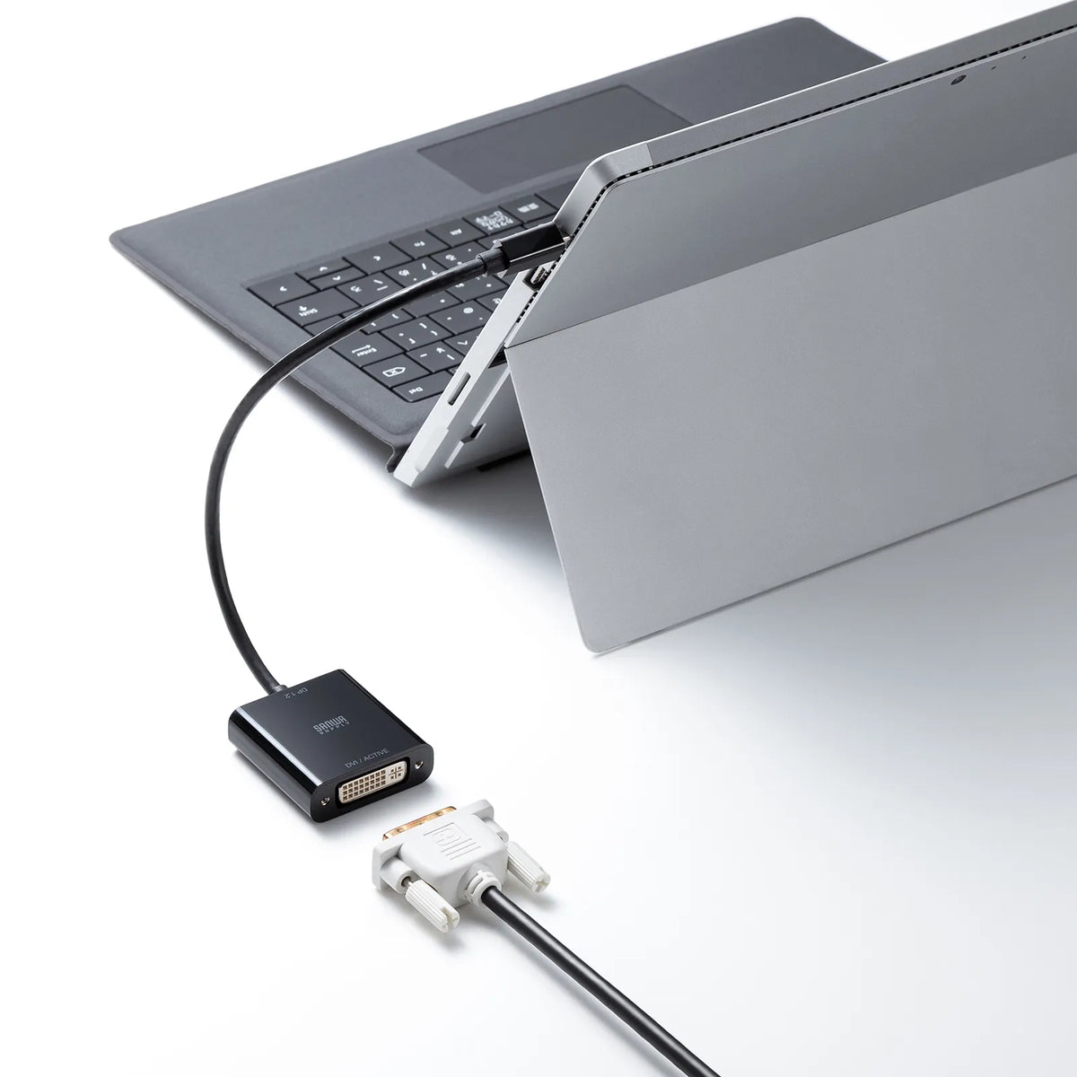 Mini DisplayPort-DVI変換アダプタ(Activeタイプ) AD-MDPDVA02