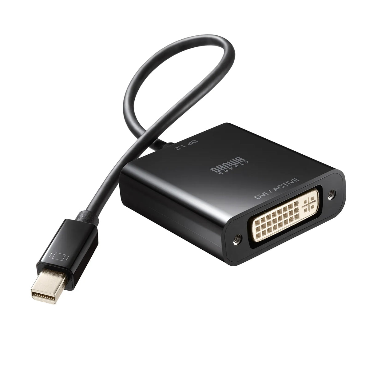 Mini DisplayPort-DVI変換アダプタ(Activeタイプ) AD-MDPDVA02