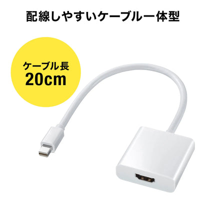 Mini DisplayPort to HDMI Conversion Adapter AD-MDPHD04
