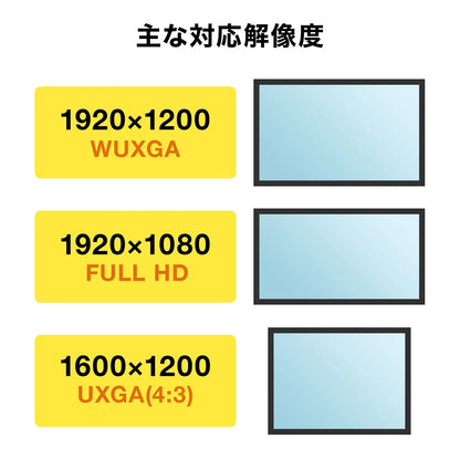 Mini DisplayPort to VGA conversion adapter AD-MDPV02