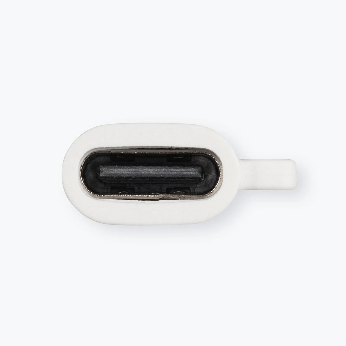 USB Type-C to Lightning変換アダプタ（MFi認証・ストラップ付き・ホワイト） AD-USB30LCFW
