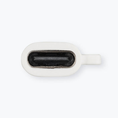 USB Type-C to Lightning変換アダプタ（MFi認証・ストラップ付き・ホワイト） AD-USB30LCFW