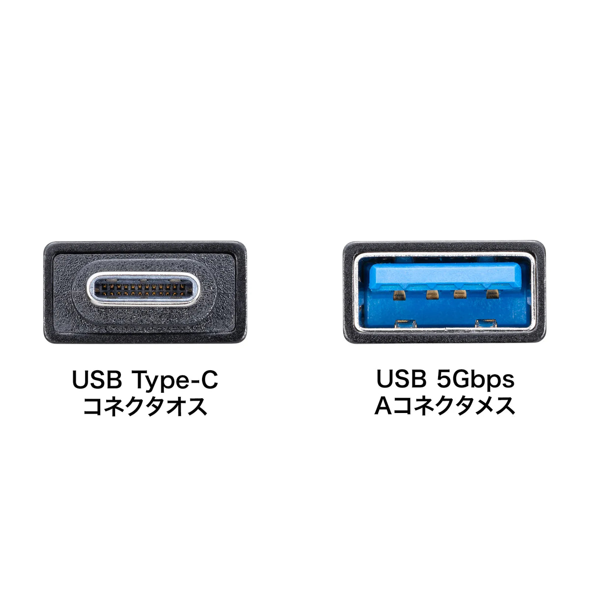 USB 5Gbps Type-C Conversion Adapter (A to C, Aluminum Connector) AD-USB31CAF