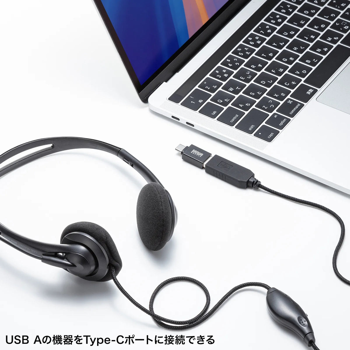 USB 5Gbps Type-C Conversion Adapter (A to C, Aluminum Connector) AD-USB31CAF