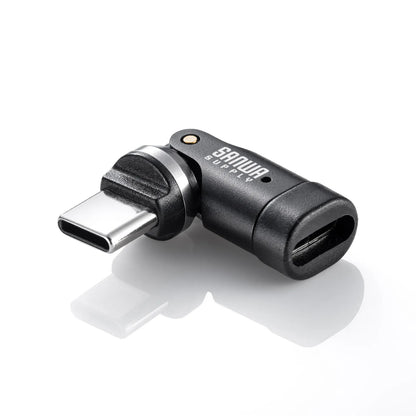 USB 2.0 Type-C Adapter (540-degree rotation, 240W, Black) AD-USB34CCFBK