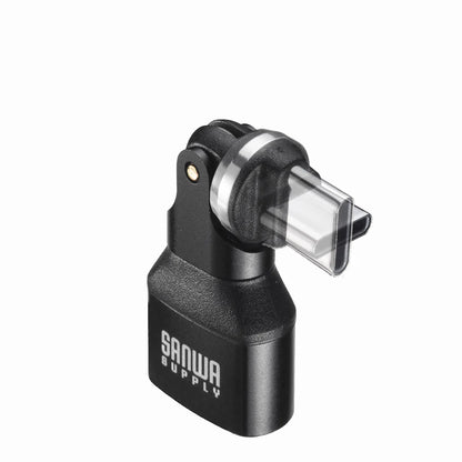 USB2.0 Type-C変換アダプタ（AtoC・540度回転） AD-USB37CAFBK