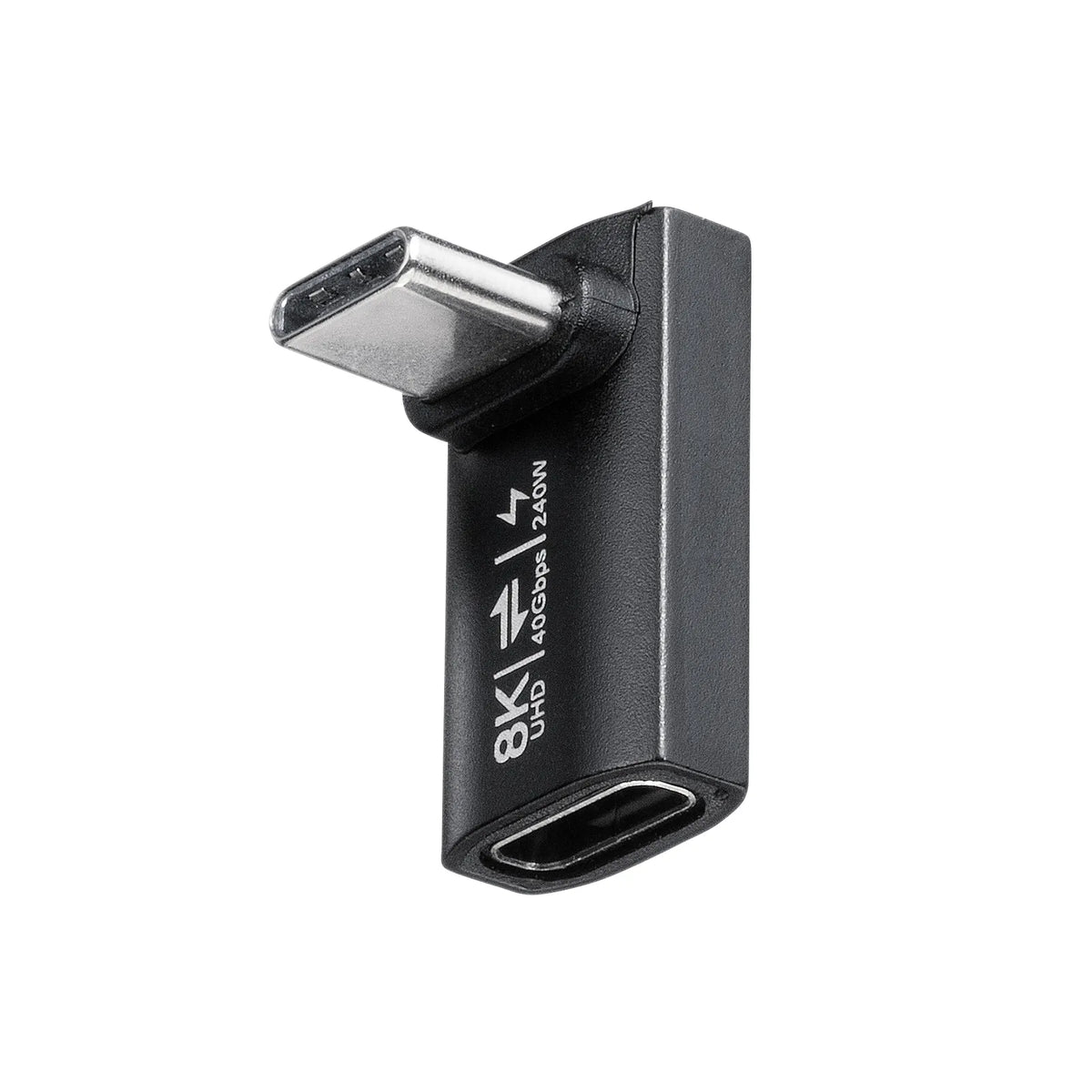Type-C変換アダプタ（CtoC・L字垂直・40Gbps・240W） AD-USB38CCFL