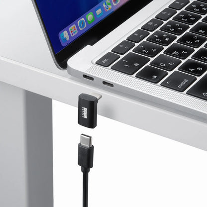 Type-C変換アダプタ（CtoC・L字垂直・40Gbps・240W） AD-USB38CCFL