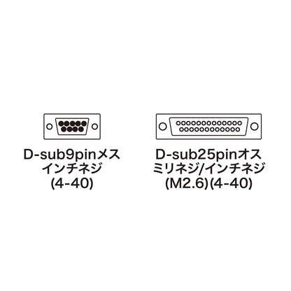 RS-232C Conversion Adapter AD09-9F25MK