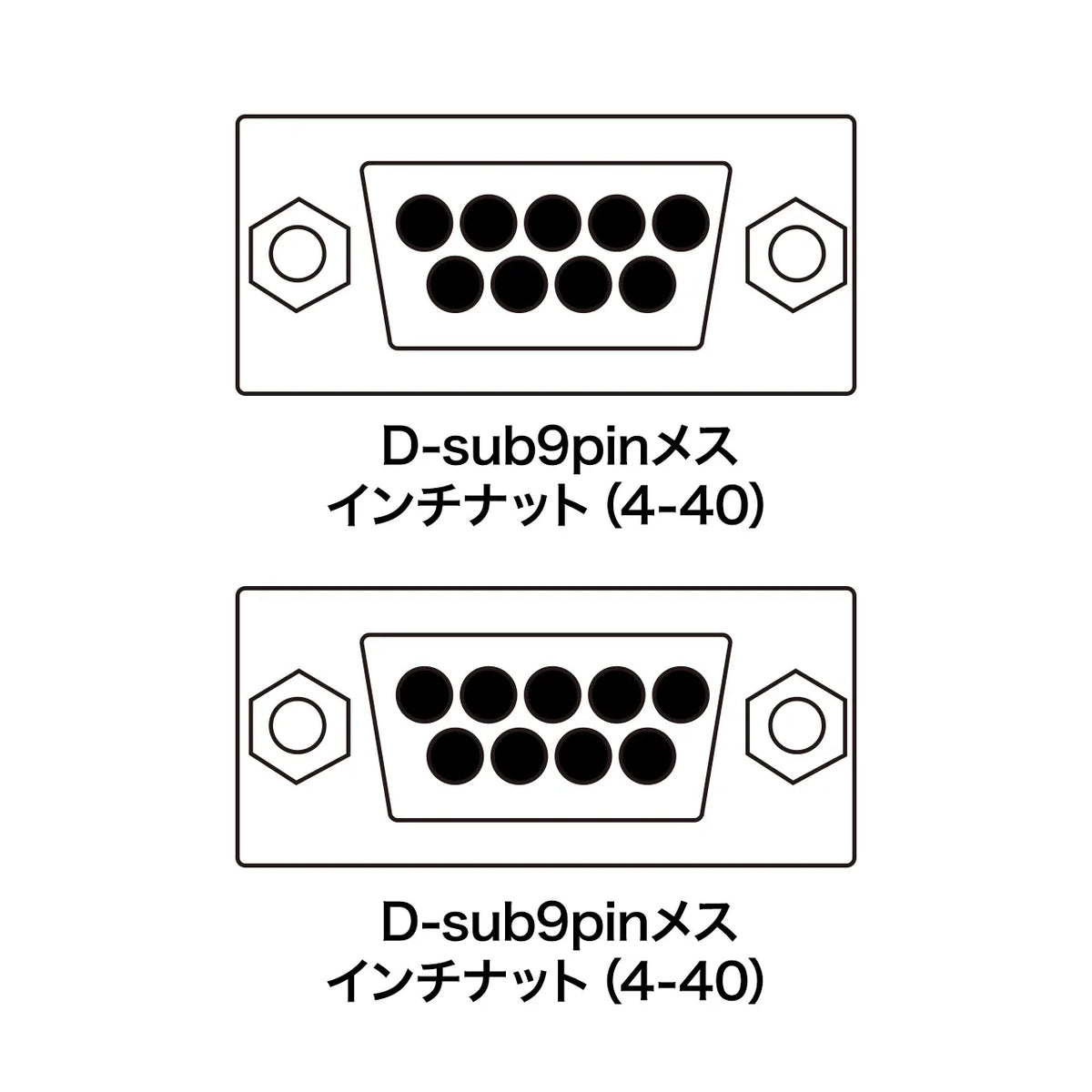 Gender Changer (D-sub 9-pin connector female-female) AD9S-FFK