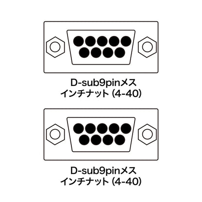 Gender Changer (D-sub 9-pin connector female-female) AD9S-FFK
