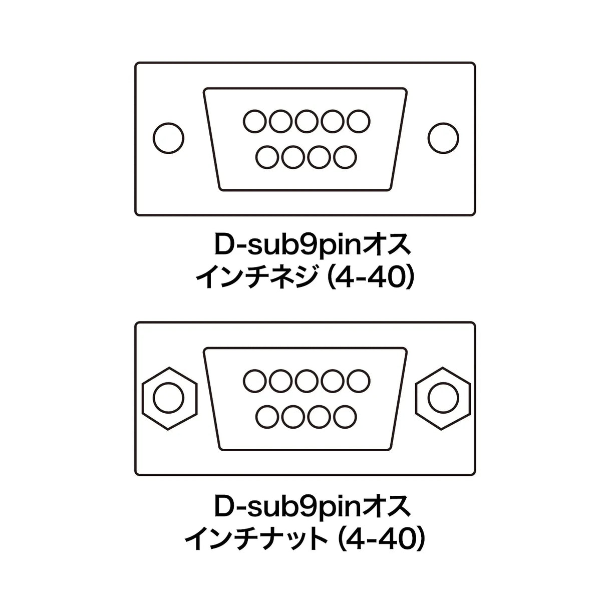 ジェンダーチェンジャー(D-sub9pinコネクタオスオス) AD9S-MMK