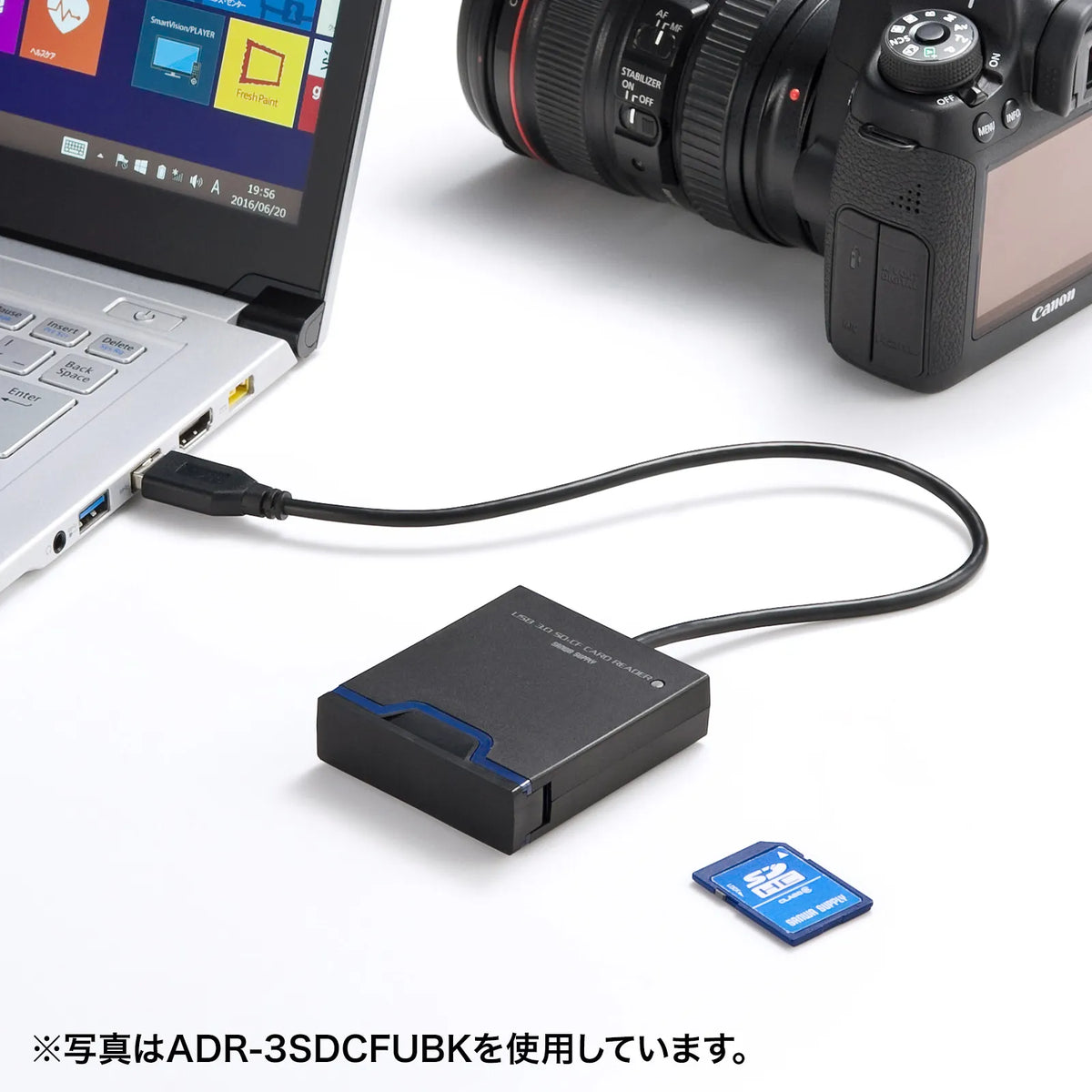 USB 3.2 Gen1 SD Card Reader ADR-3SDUBKN