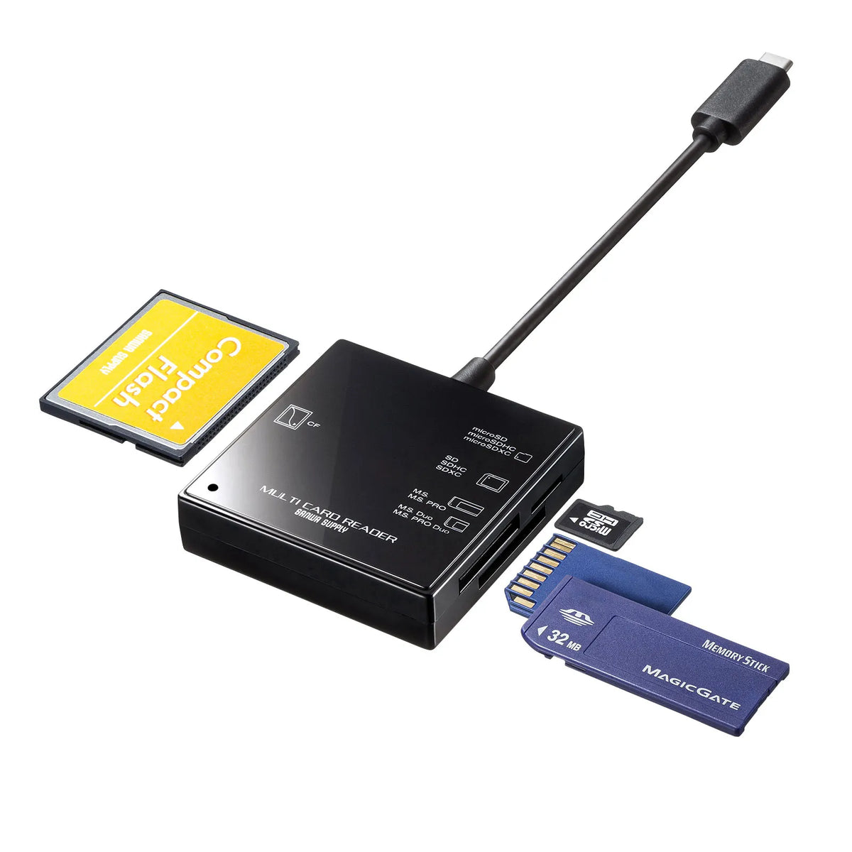 USB 3.1 Type-C Multi-Card Reader ADR-3TCML40BKN