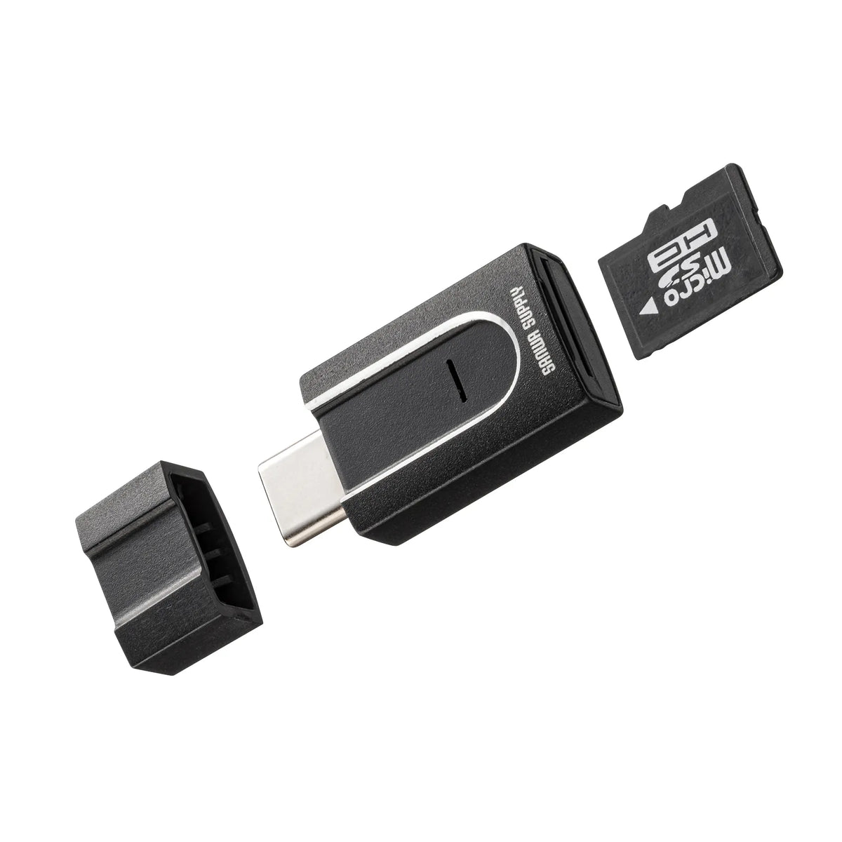 超小型Type-C microSDカードリーダー ADR-3TCMS10