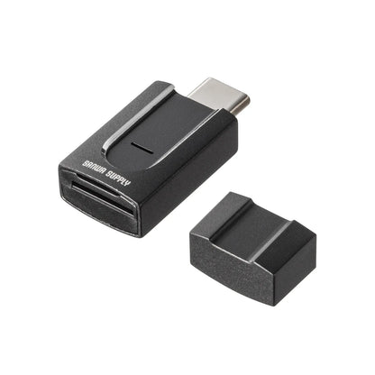 超小型Type-C microSDカードリーダー ADR-3TCMS10