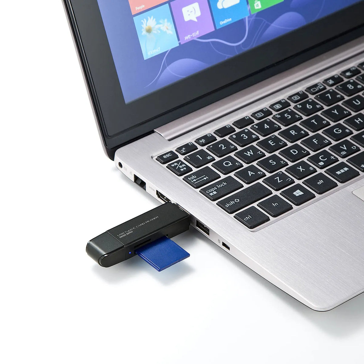 Type-C Compact Card Reader ADR-3TCMS6BK