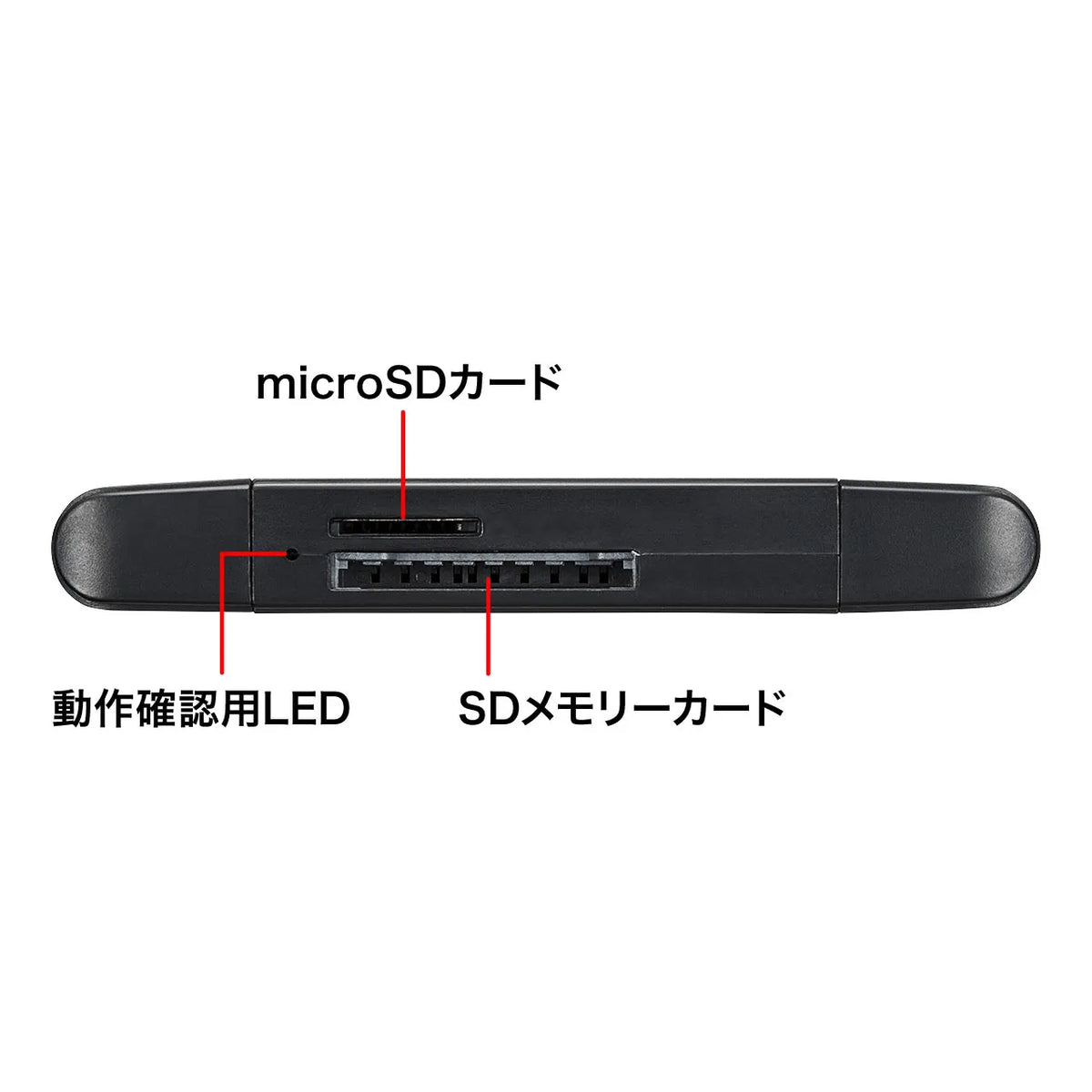 Type-C Compact Card Reader ADR-3TCMS6BK