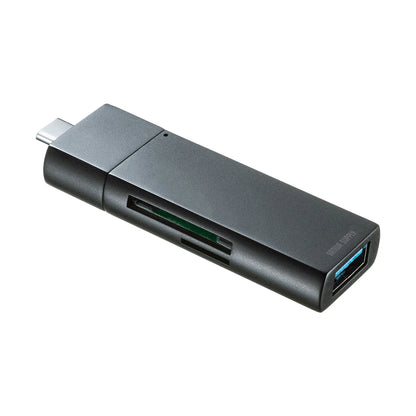 Type-C Compact Card Reader (with 1 USB port) ADR-3TCMS7BKN