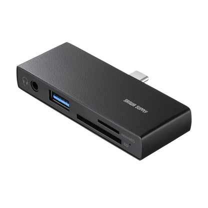 USB 5Gbps Type-C Card Reader (with 1 USB port) ADR-5TCSD2BK