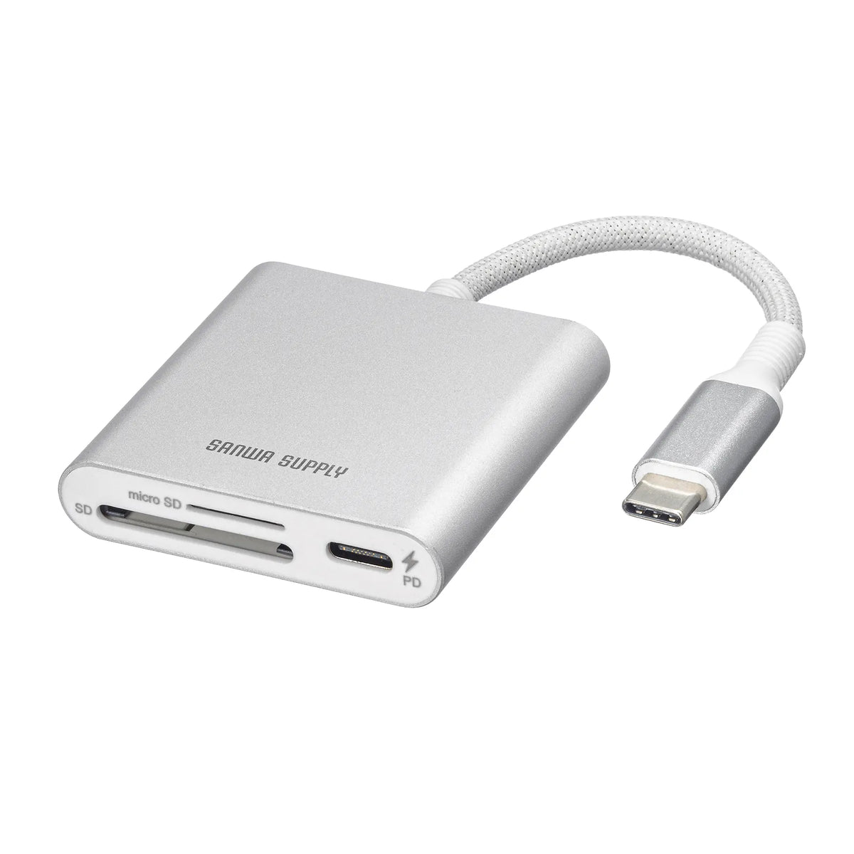 USB PD Charging Compatible Type-C Card Reader ADR-5TCSDPW