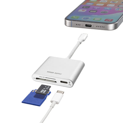 USB PD Charging Compatible Type-C Card Reader ADR-5TCSDPW