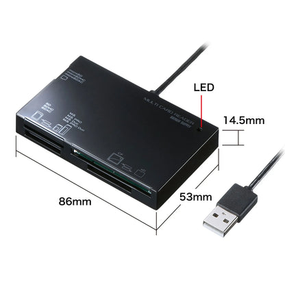 USB2.0 カードリーダー ADR-ML19BKN